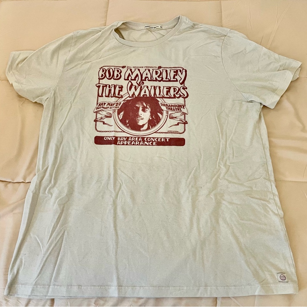Vintage style concert t-shirt from Marine Later. Cotton, men’s XL.